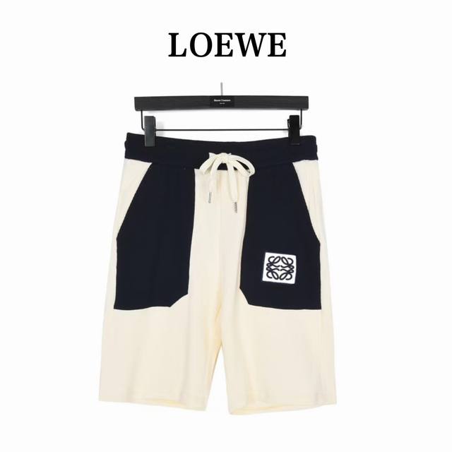 Loewe 罗意威 23Ss 大口袋龙猫拼色刺绣华夫格短裤 采用400克华夫格面料 上身柔软舒服 弹力惊人 超垂感一级棒 做工精致都到达外贸出口标准 一公分4.